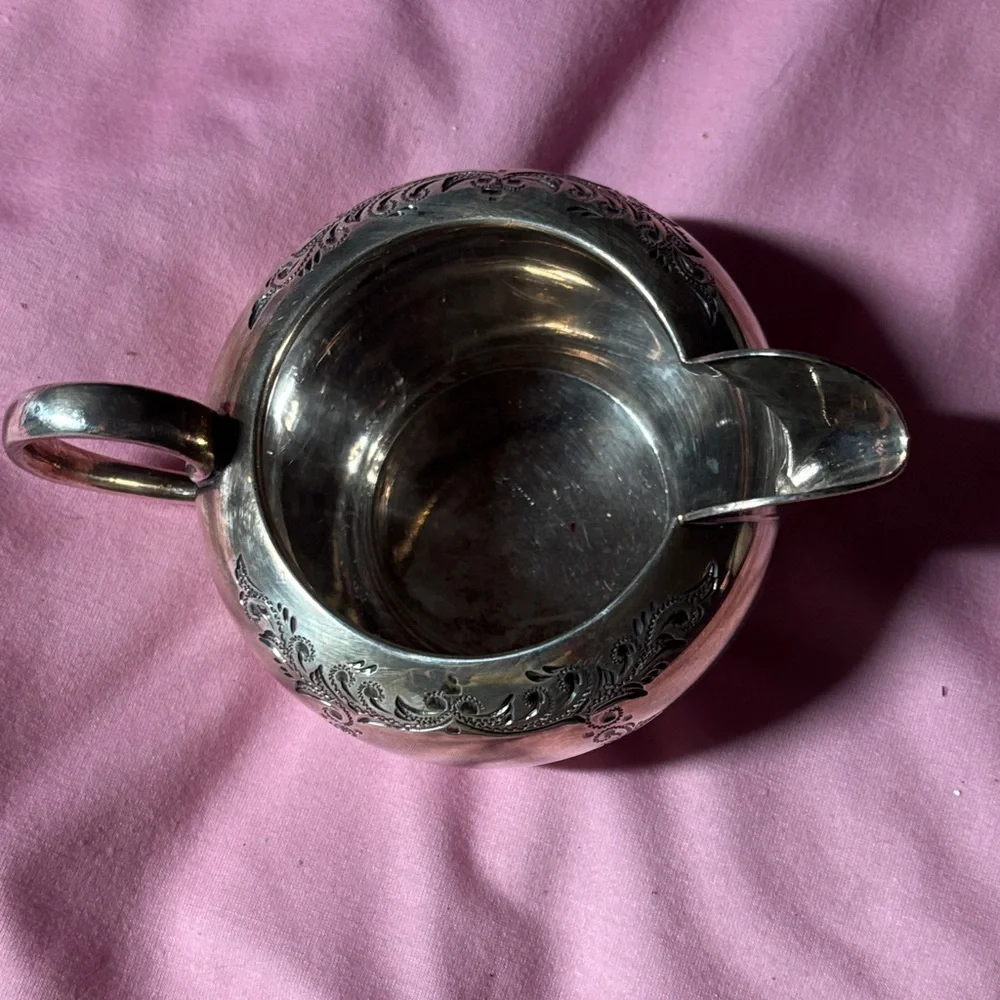 Silver Creamer with Handle